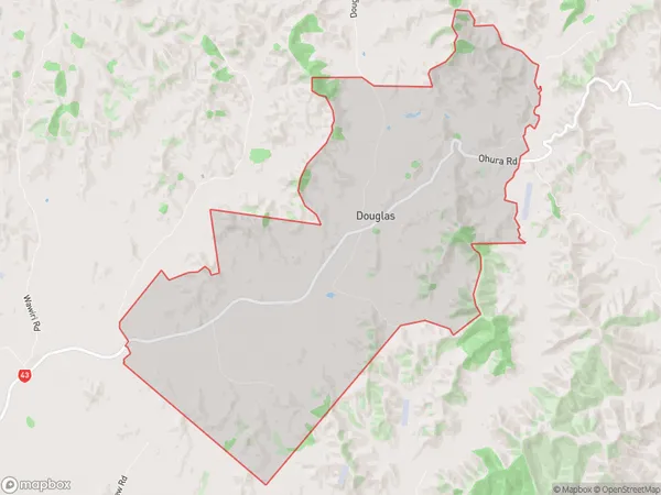 Douglas, Taranaki Polygon Area Map