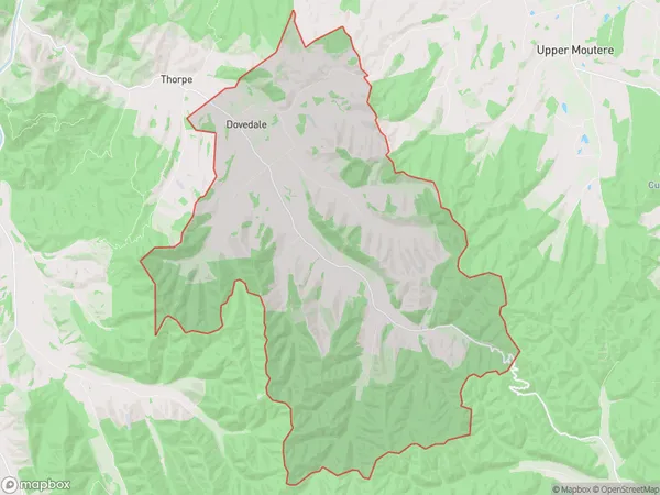 Dovedale, Tasman Polygon Area Map