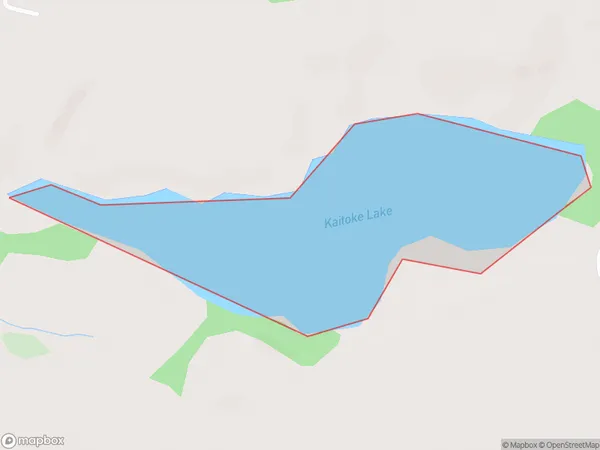 Kaitoke Lake, Manawatu-Wanganui Polygon Area Map