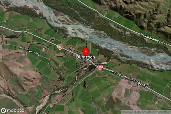 Duntroon,Canterbury Satellite Map