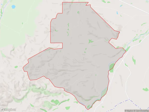 Earthquakes, Canterbury Polygon Area Map