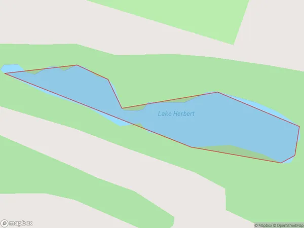 Lake Herbert, Manawatu-Wanganui Polygon Area Map