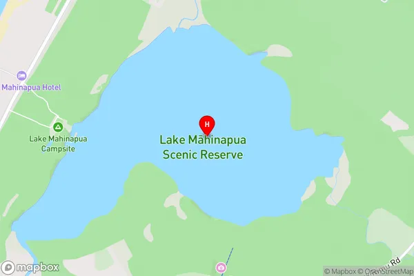 Lake Mahinapua,West Coast Area Map