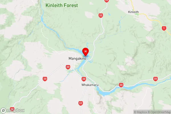 Lake Maraetai,Waikato Region Map