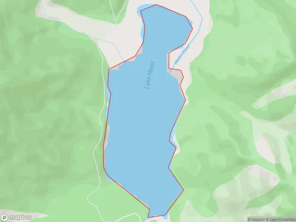 Lake Matiri, Tasman Polygon Area Map