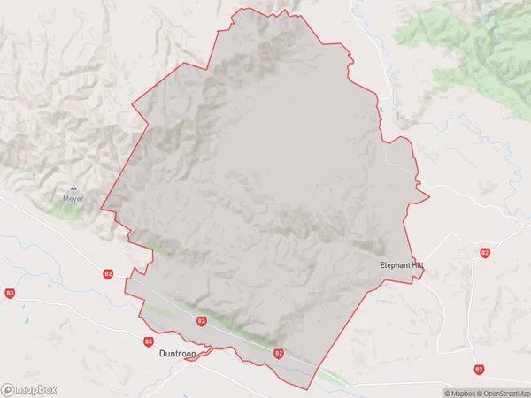 ZipCode 7924 Map for Elephant Hill