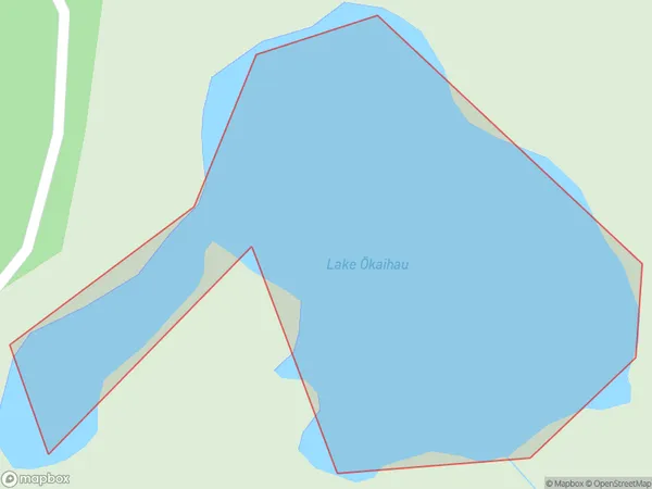 Lake Okaihau, Auckland Polygon Area Map