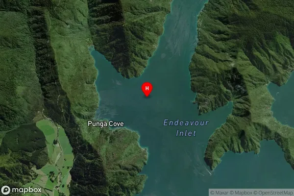 Endeavour Inlet,Marlborough Satellite Map