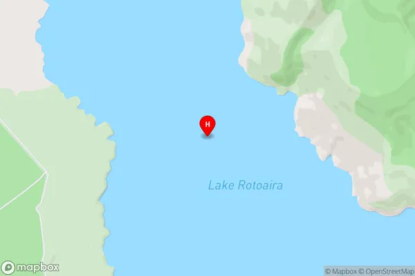 Lake Rotoaira,Waikato Area Map