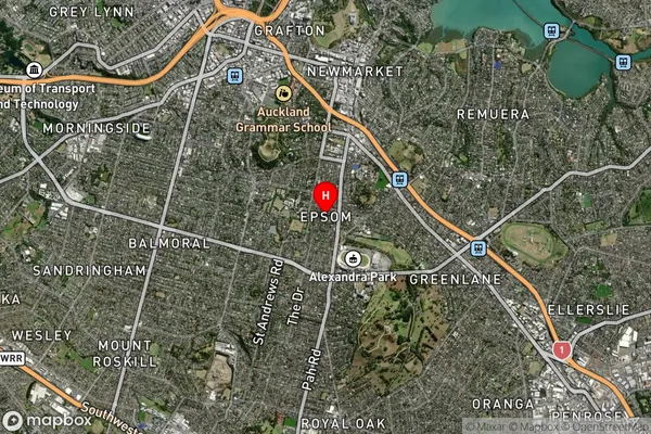 Epsom,Auckland Satellite Map