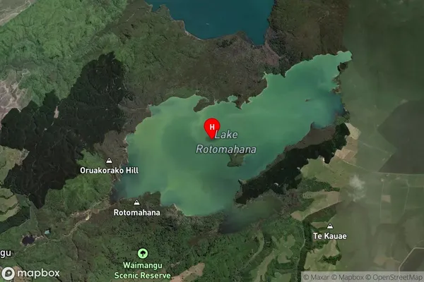 Lake Rotomahana,Bay of Plenty Satellite Map
