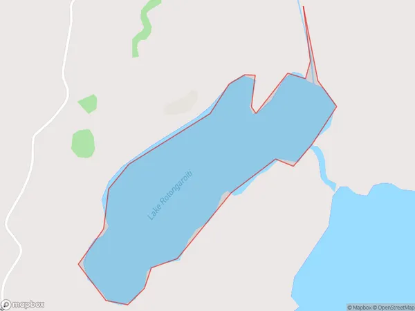 Lake Rotongaroiti, Waikato Polygon Area Map