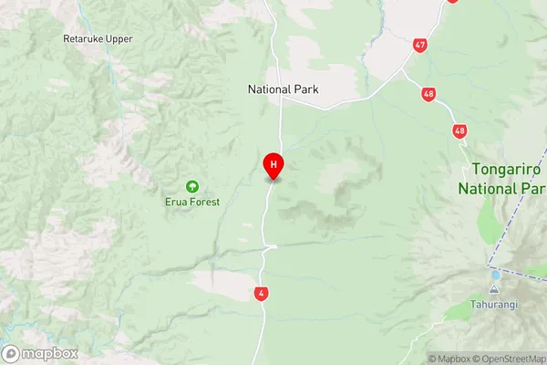 Erua,Manawatu-Wanganui Region Map