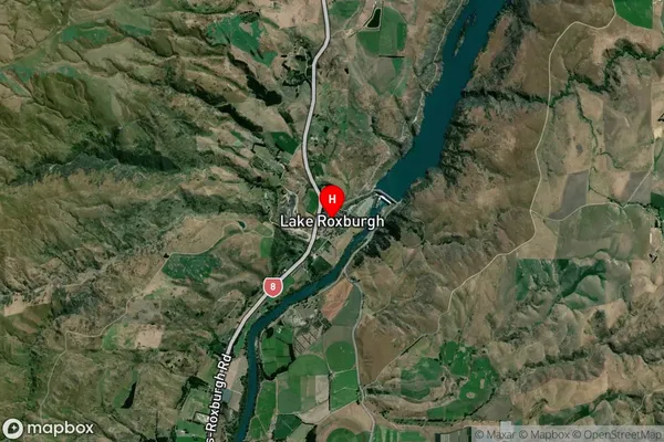 Lake Roxburgh,Otago Satellite Map
