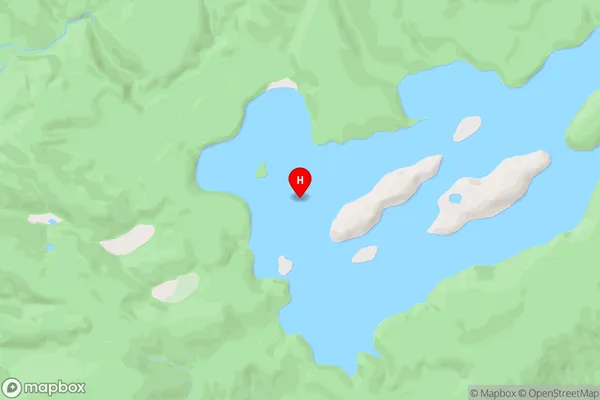Lake Waikareiti,Hawke's Bay Area Map