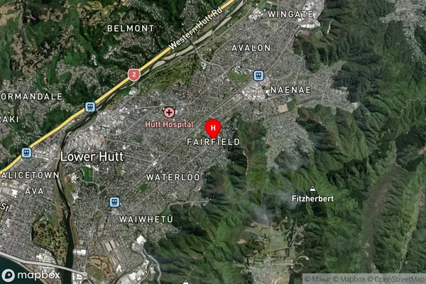 Fairfield,Wellington Satellite Map