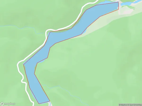 Mangahao Lower No. 2 Reservoir, Manawatu-Wanganui Polygon Area Map