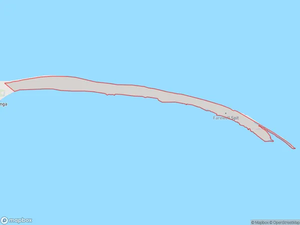 Farewell Spit, Tasman Polygon Area Map