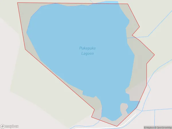Pukepuke Lagoon, Manawatu-Wanganui Polygon Area Map