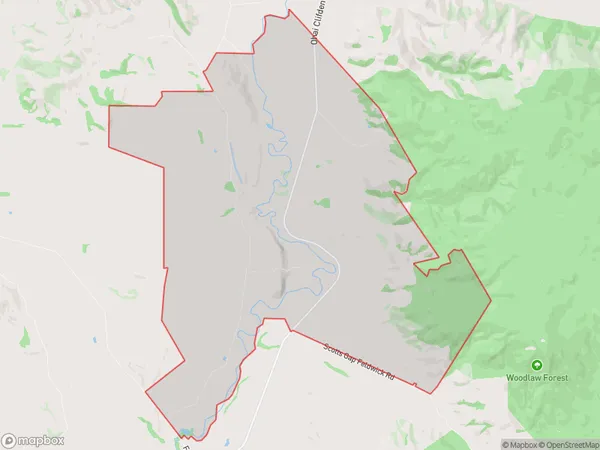 Feldwick, Southland Polygon Area Map