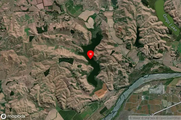 Runanga Lake,Hawke's Bay Satellite Map