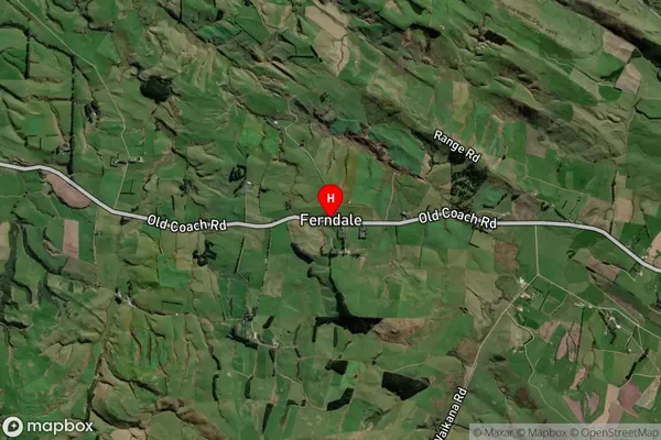 Ferndale,Southland Satellite Map