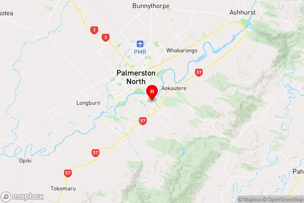 Fitzherbert,Manawatu-Wanganui Region Map