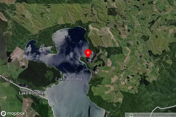 Whakarewa Lagoon,Bay of Plenty Satellite Map