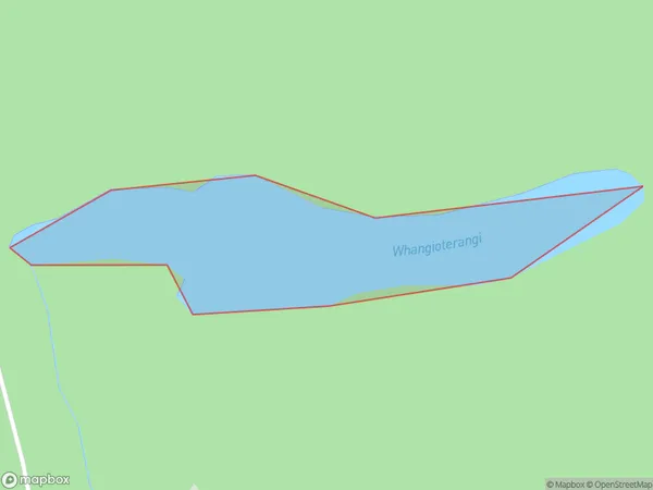 Whangioterangi / Echo Lake, Otago Polygon Area Map