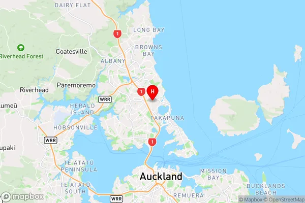 Forrest Hill,Auckland Region Map