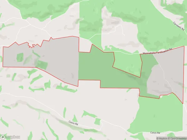 Fortification, Southland Polygon Area Map