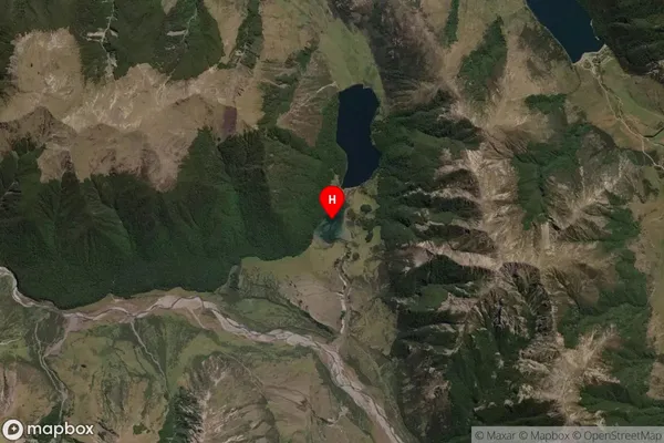 Lake Mason,Canterbury Satellite Map