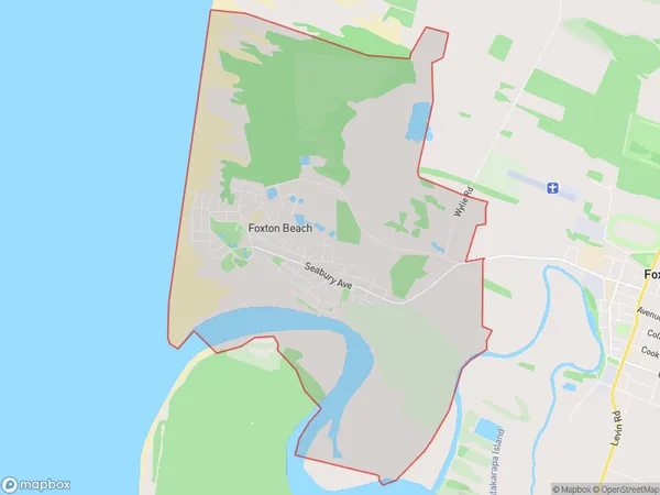 ZipCode 4849 Map for Foxton Beach