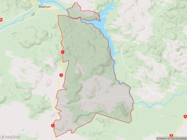 Ohakuri, Waikato Polygon Area Map