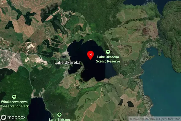 Lake Okareka,Bay of Plenty Satellite Map