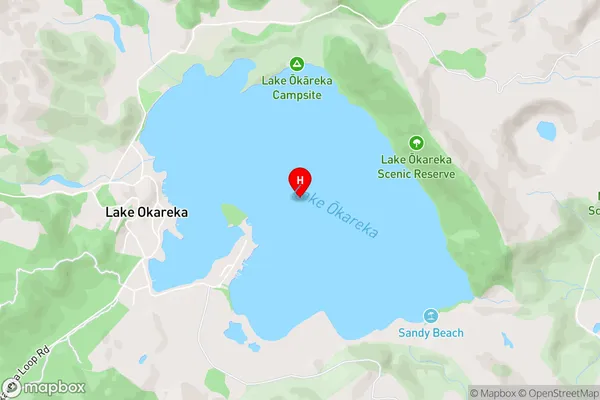 Lake Okareka,Bay of Plenty Area Map