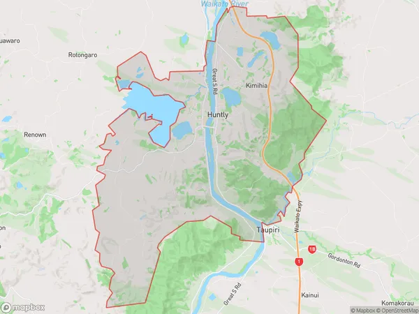 ZipCode 3700 Map for Huntly