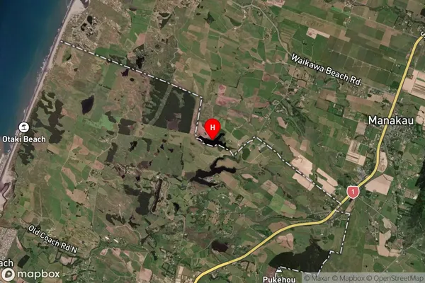 Lake Kopureherehere,Manawatu-Wanganui Satellite Map