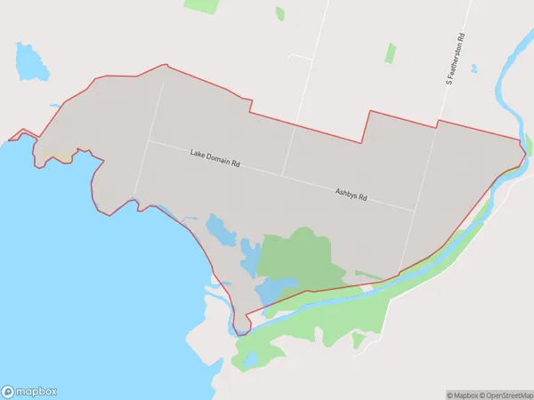 Lake Reserve, Wellington Polygon Area Map