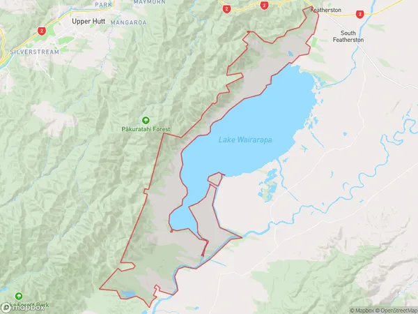 Western Lake, Wellington Polygon Area Map