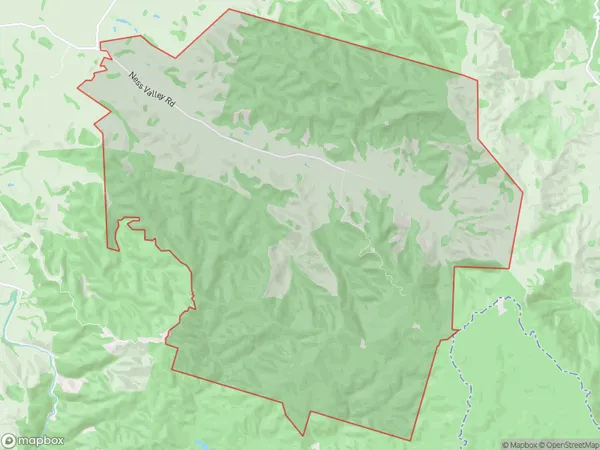 Ness Valley, Auckland Polygon Area Map