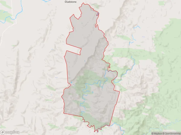 Admiral Hill, Southland Polygon Area Map