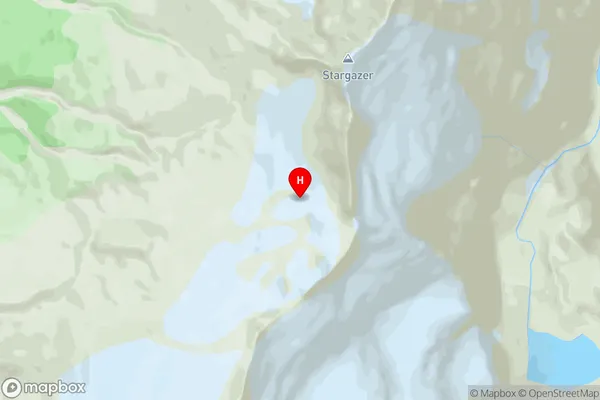 Mount Aspiring National Park,West Coast Area Map