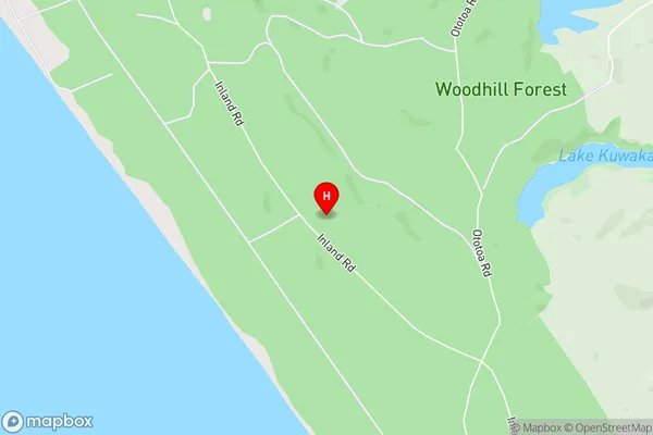 Woodhill Forest,Auckland Area Map