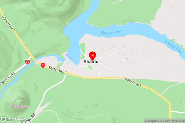 Atiamuri,Waikato Area Map