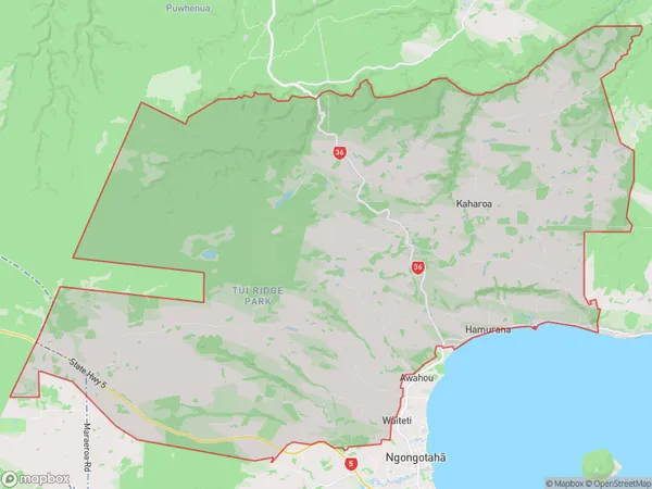 ZipCode 3096 Map for Hamurana