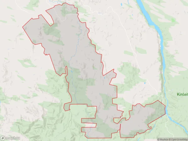 Wharepuhunga, Waikato Polygon Area Map