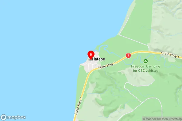 Hatepe,Waikato Area Map