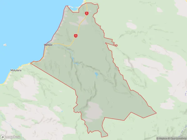 Hatepe, Waikato Polygon Area Map