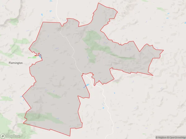 Wanstead, Hawke's Bay Polygon Area Map